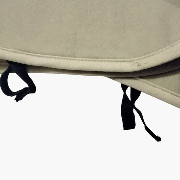 Kids Boot Spats Beige Fabric Foam Halloween Costume - Picture 5 of 5